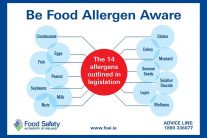 Be food allergens aware