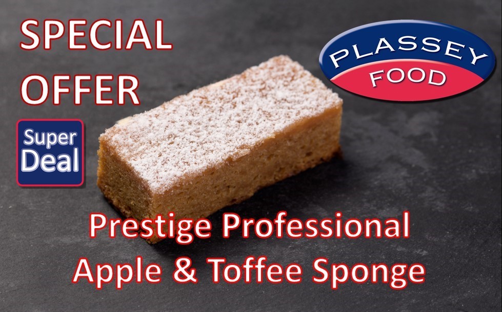 SuperDeal – Apple & Toffee Sponge Tray Bake