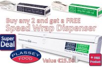 Buy Tin Foil or Cling Film and get a FREE Speed Wrap Dispenser