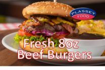 Fresh Beef Burgers 8oz