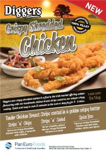 Diggers Crispy Shredded Chicken - Plassey Food