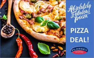 Plassey Food Absolutely Fabulous Pizza