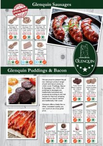 Glenquin Sausages, Puddings & Bacon