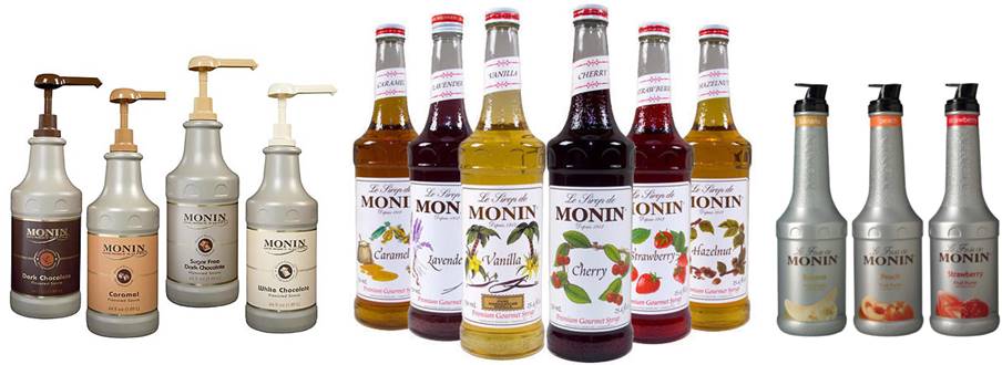 Monin product range plassey food